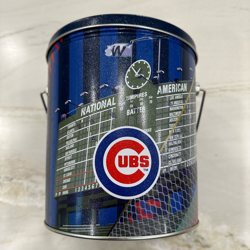 Garrett Popcorn Chicago Cubs Tin